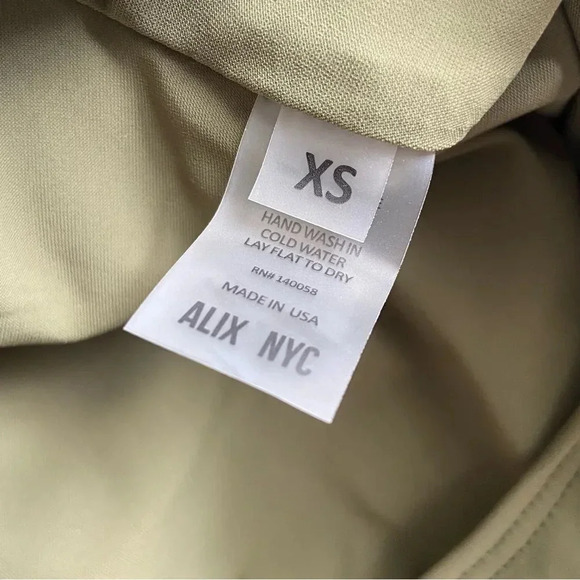 Alix NYC Paige Asymmetrical Cut-Out Bodysuit size XS - Picture 6 of 10